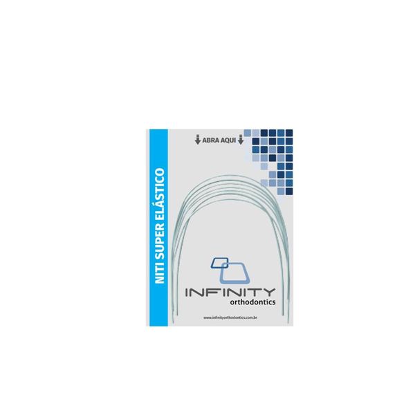 VARCO-INTRAORAL-NITINOL-SUPERELASTICO-SUPERIOR---NITI---RETANGULAR-.021-X.025----MEDIO---INFINITY
