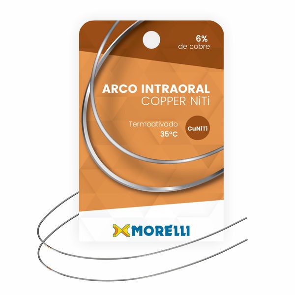 ARCO-COPPER-NITI-SUPERELASTICO-ALX-35°C---INFERIOR---CONITI---RETANGULAR-.016-X.022----MORELLI