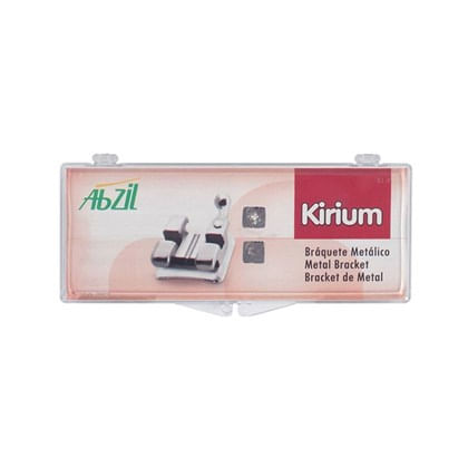 KIT-BRAQUETE-METALICO-KIRIUM-5-CASOS---PRESCRICAO-ROTH-.018----COM-GANCHO-NOS-CANINOS-E-PRES---ABZIL